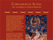 Tablet Screenshot of compassionateaction.info